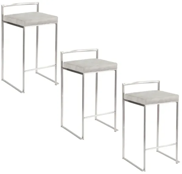 Fuji - Elegant Design Contemporary Stackable Counter Stool