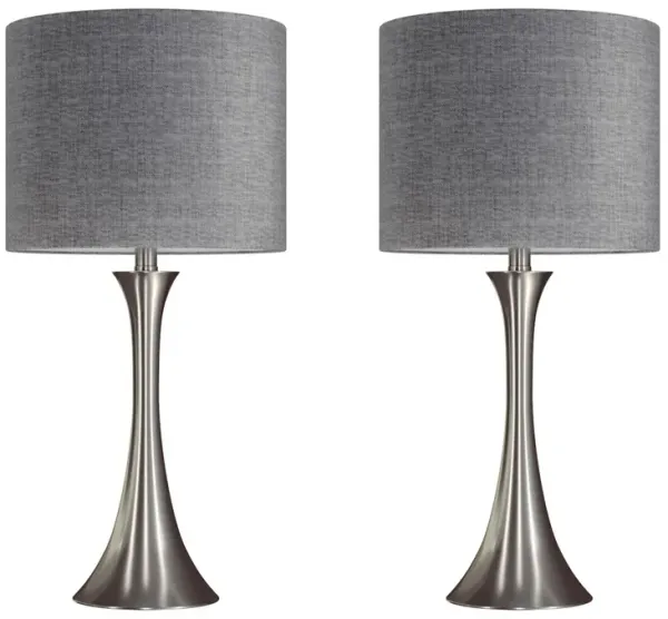 Lenuxe - Contemporary Semi Gloss Table Lamp (Set of 2)