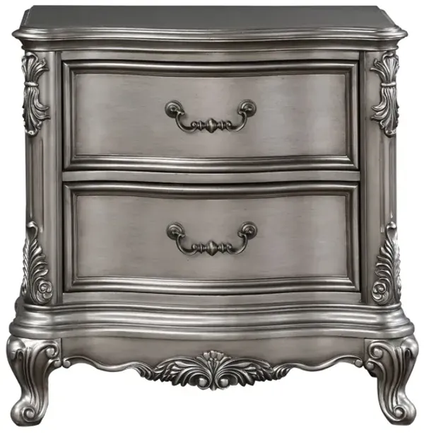 Ariadne - Nightstand - Antique Silver