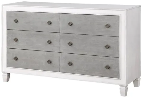 Katia - Weathered Dresser - White