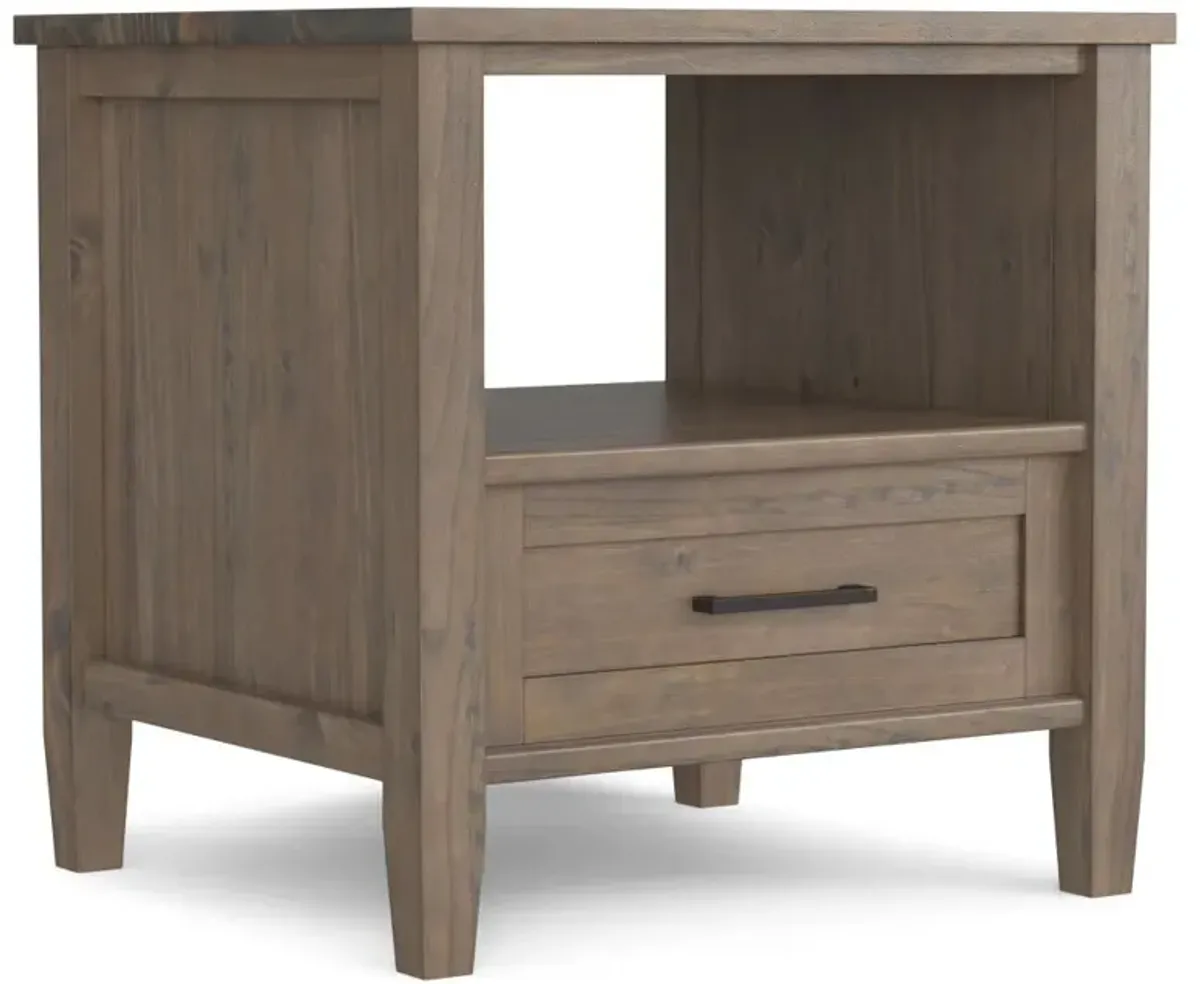 Ela - End Table - Brown