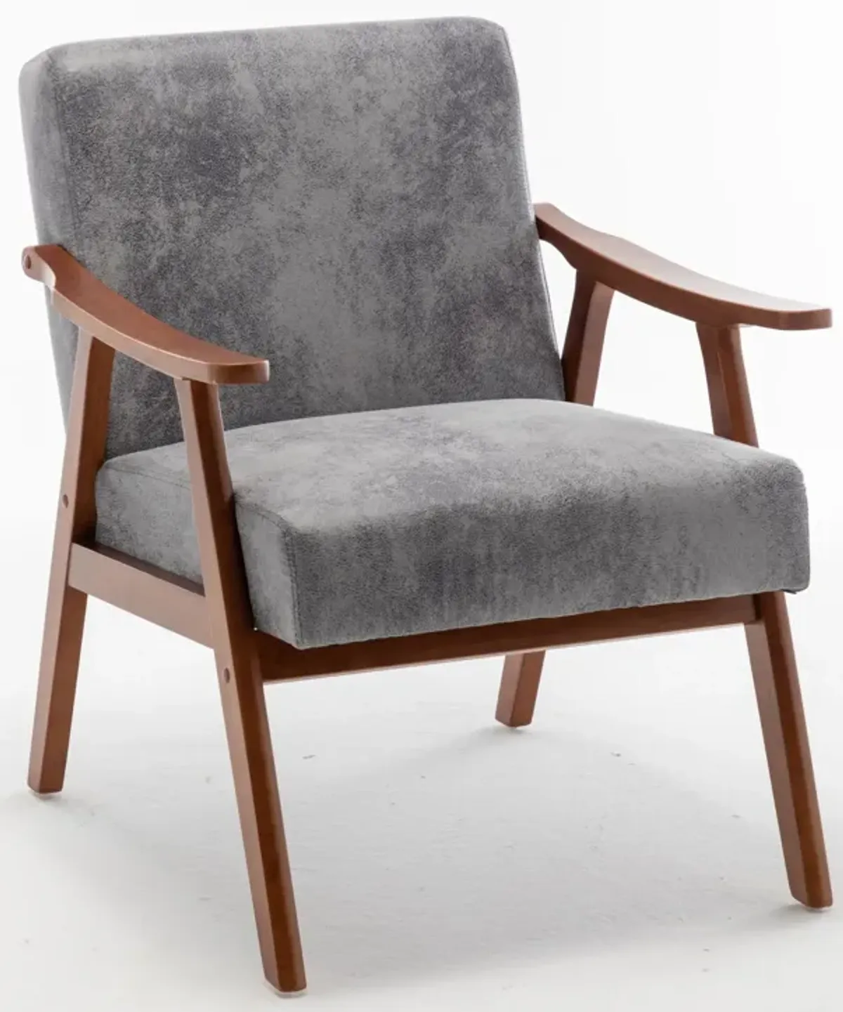 Accent Chair, Classic Mid Century Modern For Extra Seating