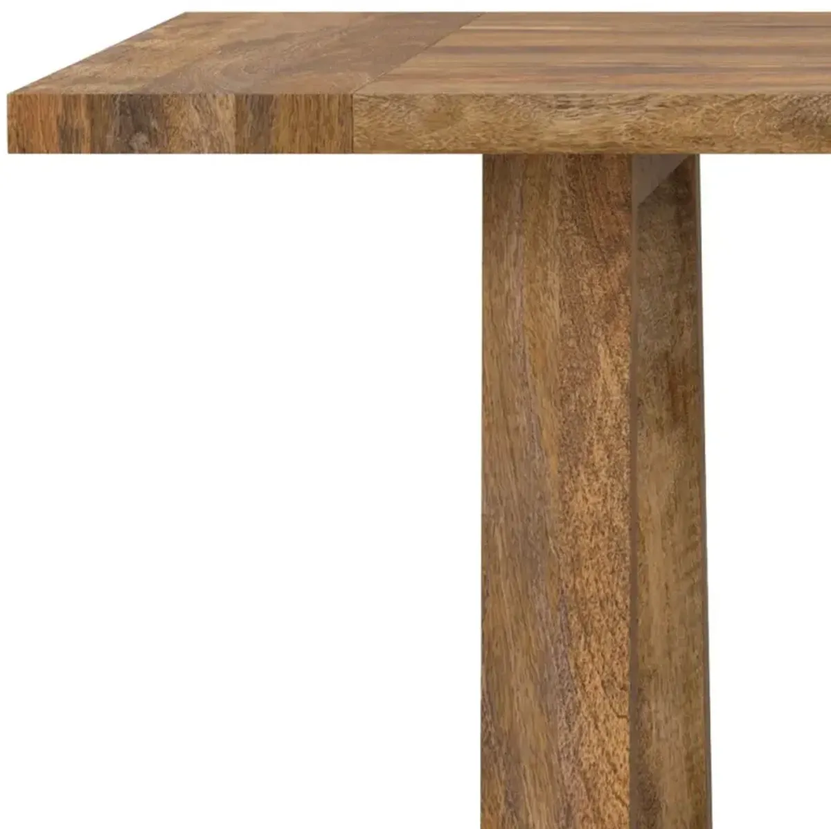 Whitley - Dining Table In Burnt Wax - Brown