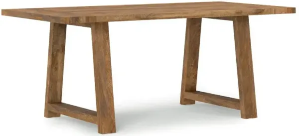 Whitley - Dining Table In Burnt Wax - Brown