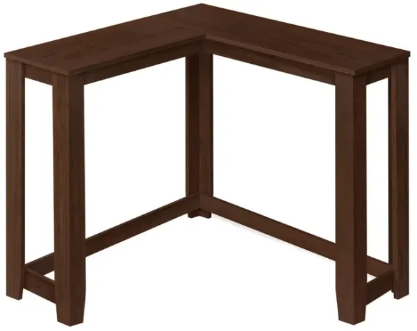 Corner Accent Console Table For Entryway, Contemporary & Modern - Cherry