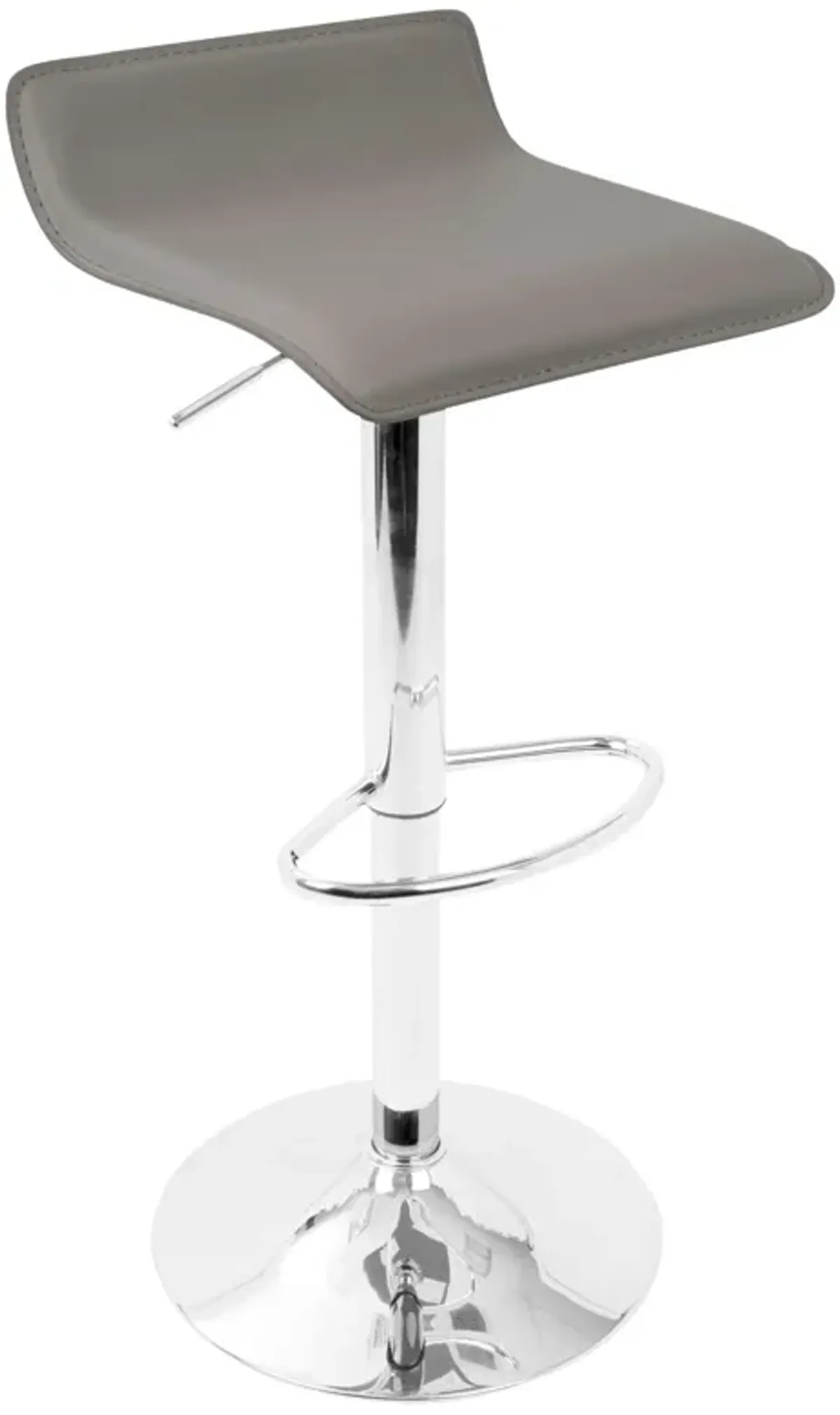 Ale - 3 Piece Bar Set Bistro Round Contemporary Adjustable Oval Footrest