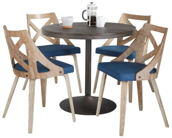 Dakota Charlotte - 5 Piece Contemporary Dining Set