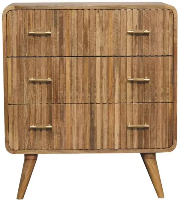 T Bar Ridged Chest - Brown