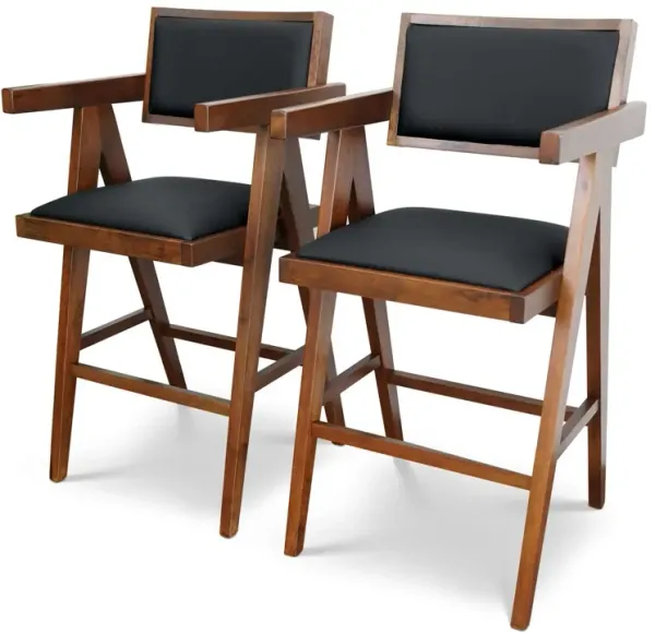 Athena - Counter Chair - Black / Brown