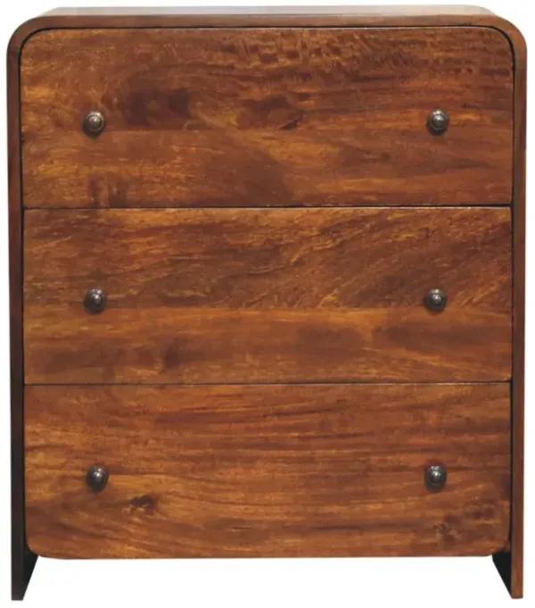 Aspen - Slim Chest - Dark Brown