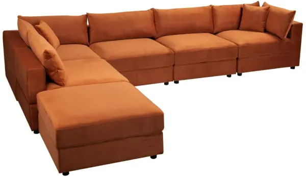 Uptown - Modular Sofa - Burnt Orange