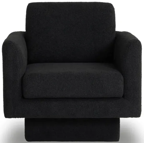 360° Modern Swivel Accent Chair Round Armchair, Thick Padded Single Lounge Sofa Upholstered Comfy