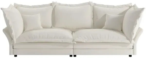 Modern Comfy Upholstered Sofa Cloud Couch, Deep Seat Couches With Multiple Large Soft Pillows