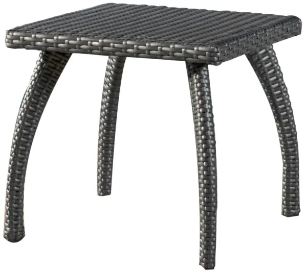 Luminant - Outdoor Side Table With Iron Frame - Gray