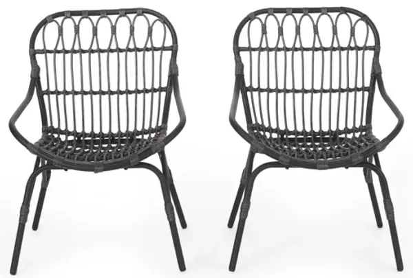 Monsoon - Outdoor Accent Chair With Open Weave Design
