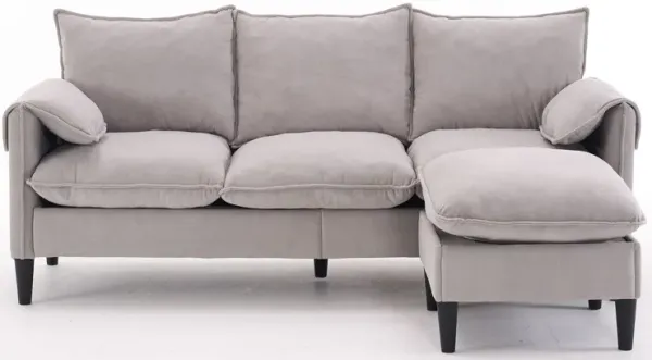 Convertible Combination Sofa With Footstools With Storage