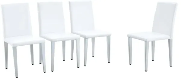 Elegant Upholstered Chairs & Metal Legs