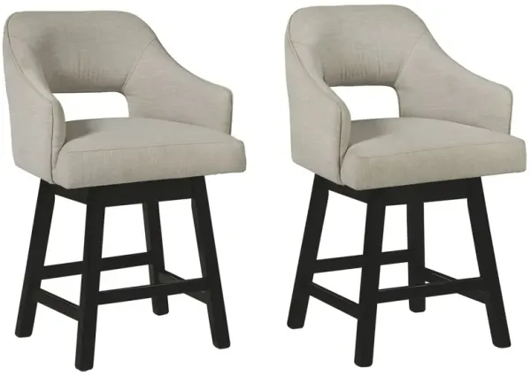 Tallenger - Upholstered Swivel Barstool (Set of 2)