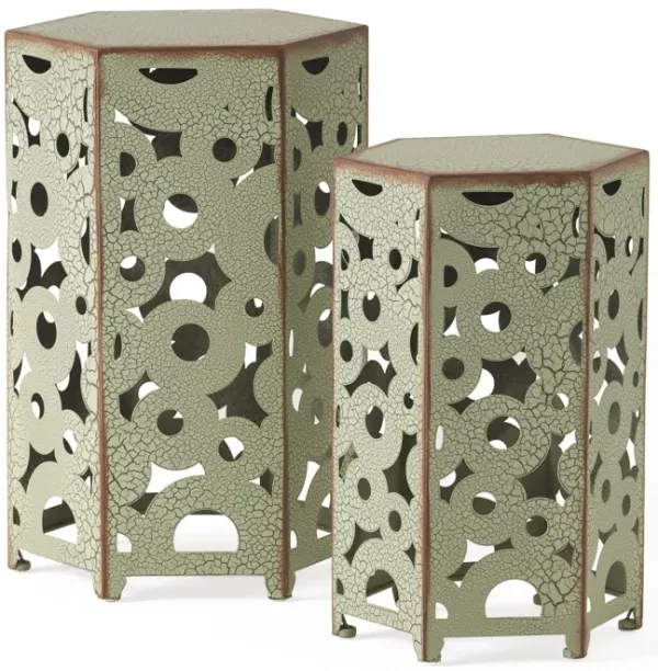 Selva - Accent Table - Antique Green