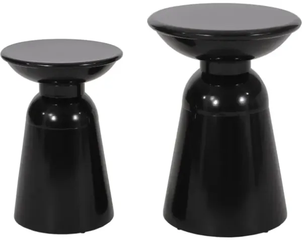 Serenita - Outdoor Side Tables With Flared Design (Set of 2)
