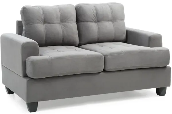 Stylish Transitional Loveseat For Two