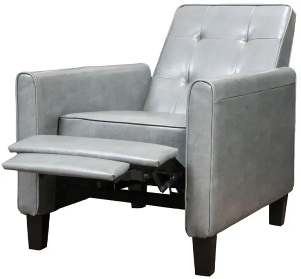 Wide Manual Club Recliner - Dark Gray