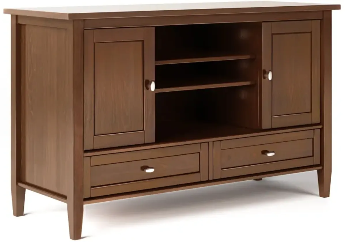 Warm Shaker - Transitional Style TV Media Stand