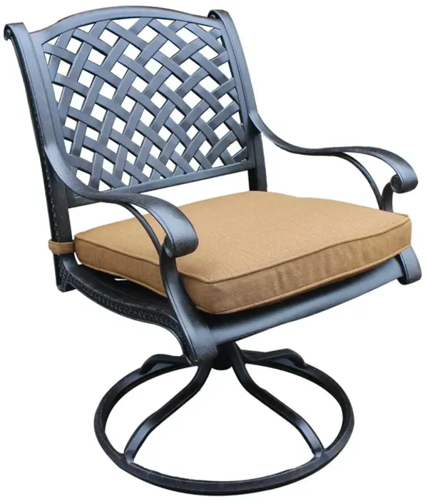 Dining Swivel Rocker (Set of 2) - Brown