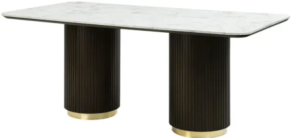 Clayten - Engineered Marble Top Dining Table - Marble