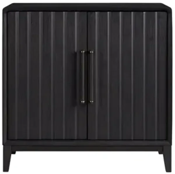 Ample Storage Bar Cabinet - Peppercorn