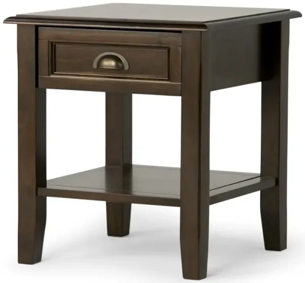 Burlington - End Table - Mahogany Brown
