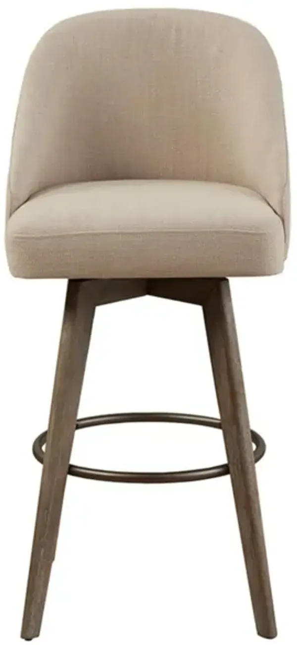 Bar Stool With Swivel Seat - Sand