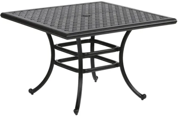 44" Square Dining Table - Dark Lava Bronze