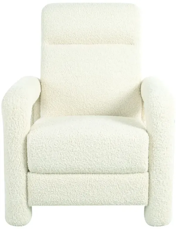 Push Back Recliner Armchair Upholstered Recliner Chair Single Sofa With Adjustable Backrest