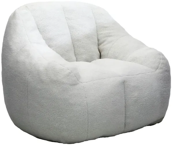 Comfy Bean Bag Chair With Memory Foam Filler, Tufted Soft
