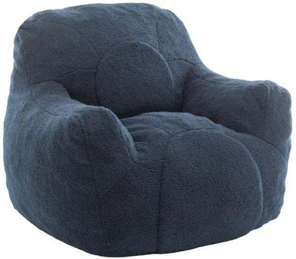 Comfy Bean Bag Chair With Filler, Fluffy And Cozy Seating
