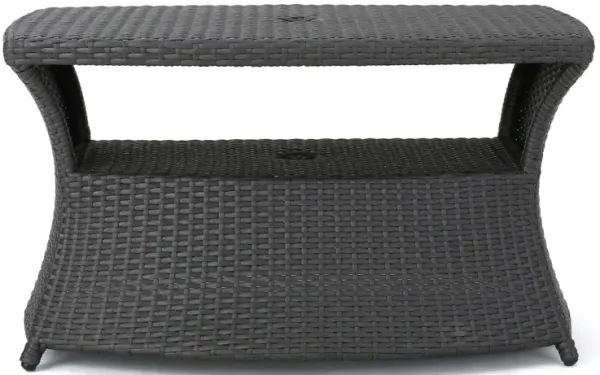 Berkeley - Chaise Lounge Side Table - Gray