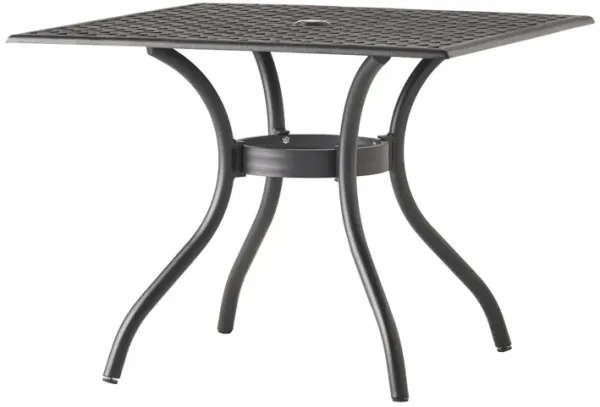 Arch Mesh Dining Table With Lightweight Frame - Black