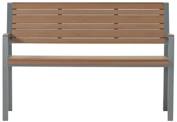 Davos - Bench - Gray / Brown