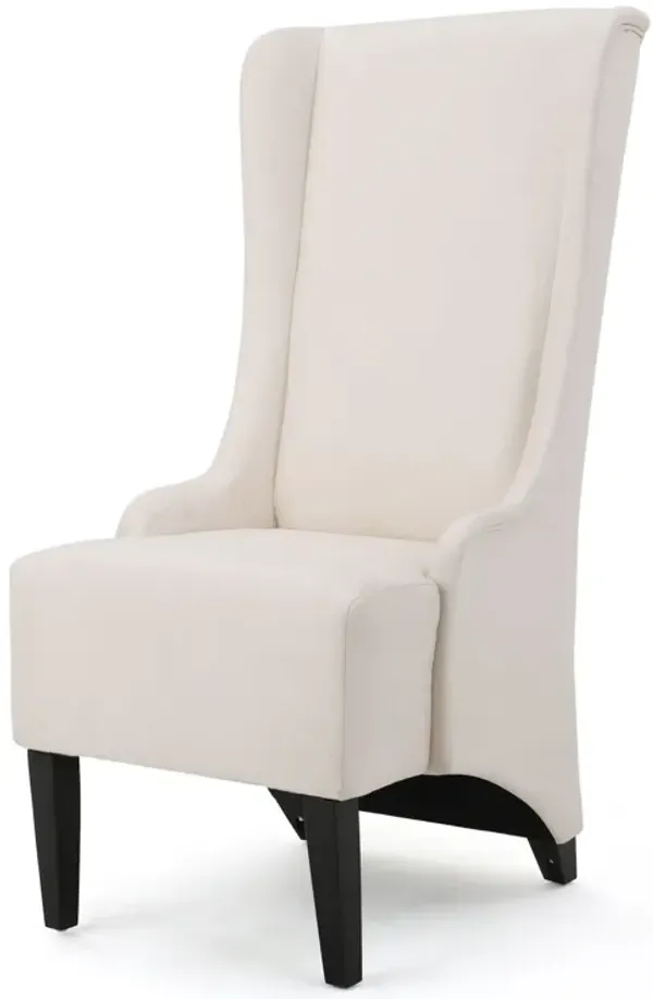 Alight - Upholstered Dining Chair With High Back And Birch Wood Legs (Set of 2)