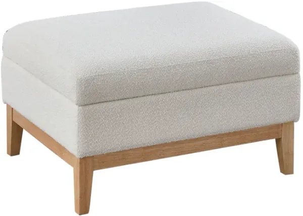 Upholstered Storage Ottoman With Reversible Lid Coffee Table, Foot Stool