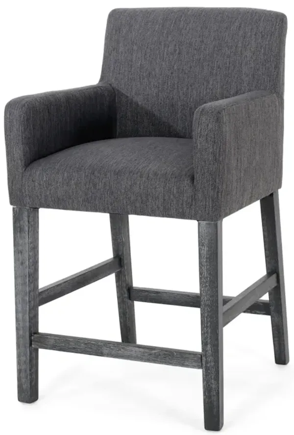 Serenitia - Upholstered Counter Chair With Straight Arm
