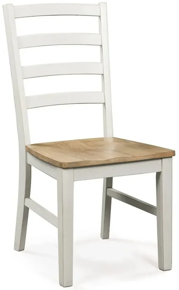 Purlaney - Antique White / Natural - Dining Room Side Chair (Set of 2)