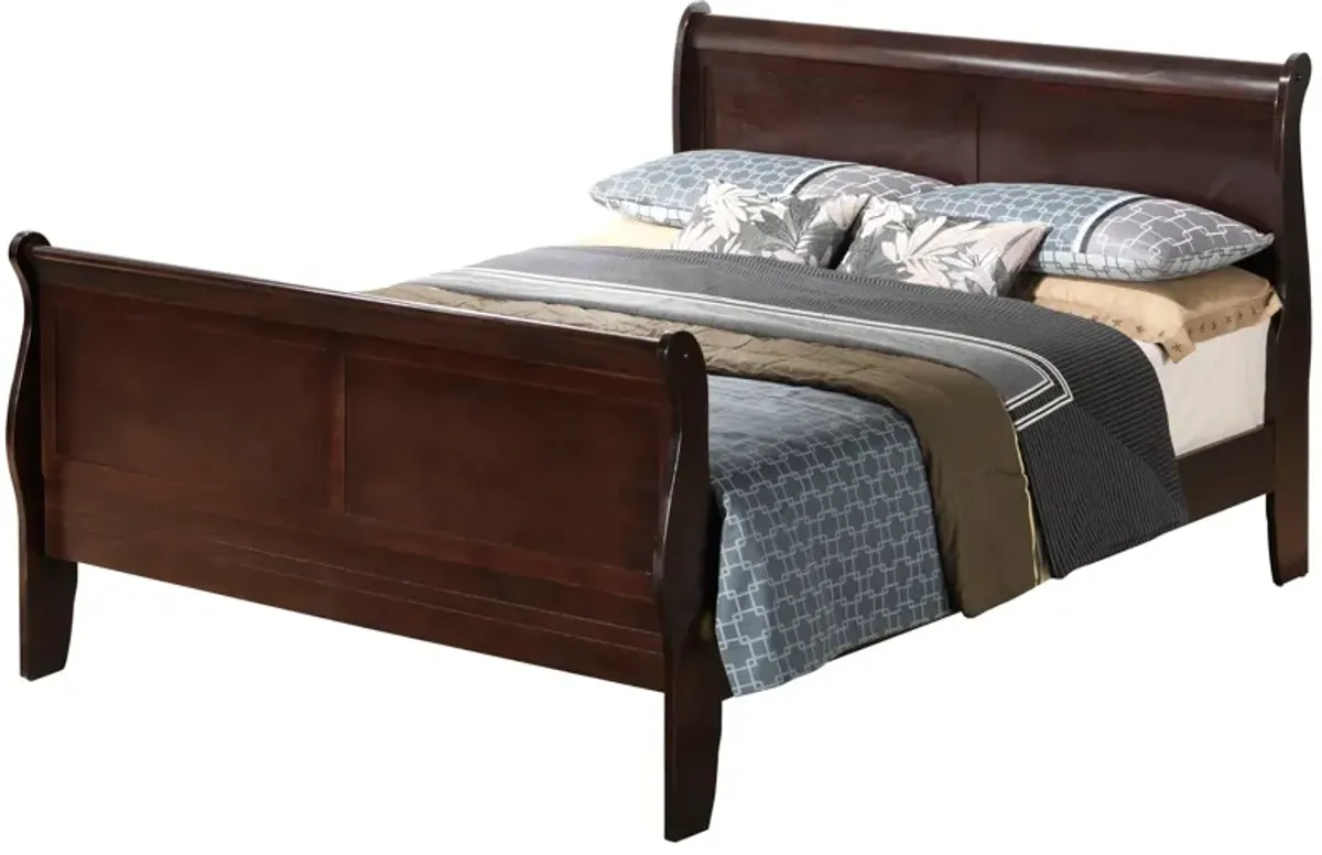 Panel Sleigh Bed