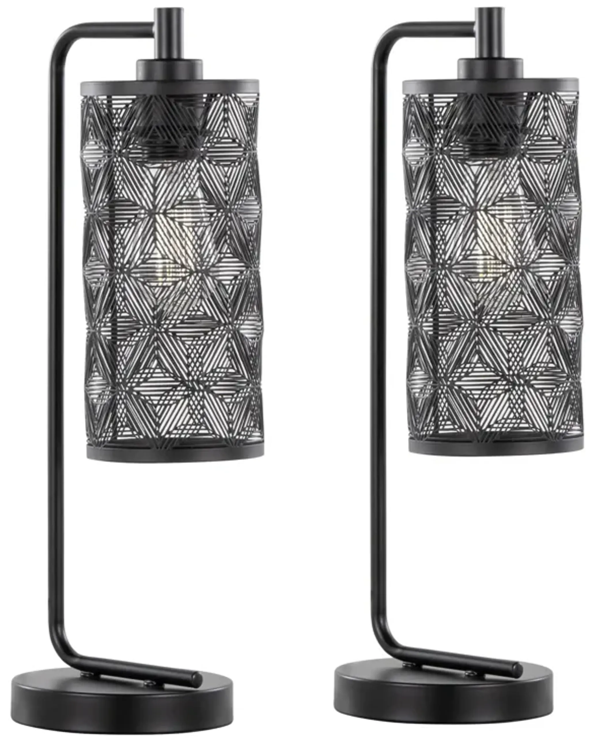 Gwen Contemporary Task Lamp Set Of 2 Bel Furniture | Furniture.com
