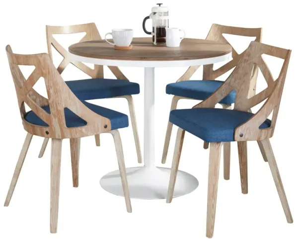 Dakota Charlotte - 5 Piece Dining Set Contemporary