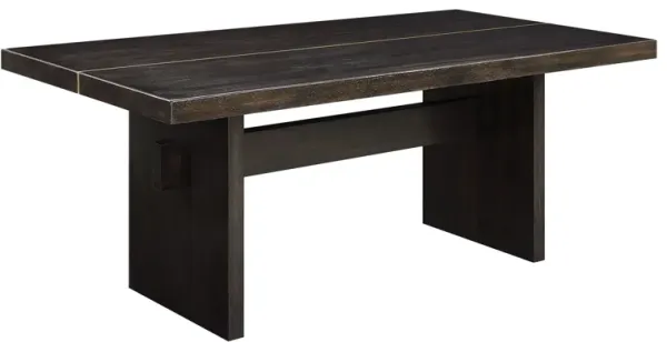 Jaramillo - Rustic Dining Table - Espresso / Gold