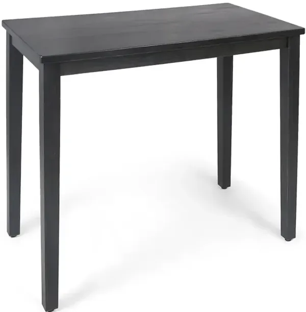 Bar Table With Tapered Legs - Gray