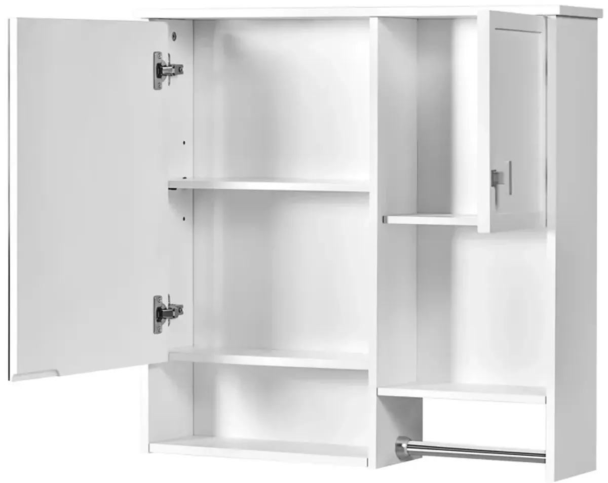 Modern Wall Mounted Bathroom Medicine Cabinet, Bathroom Wall Storage Cabinet With Mirror