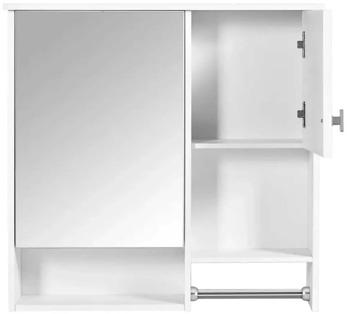 Modern Wall Mounted Bathroom Medicine Cabinet, Bathroom Wall Storage Cabinet With Mirror